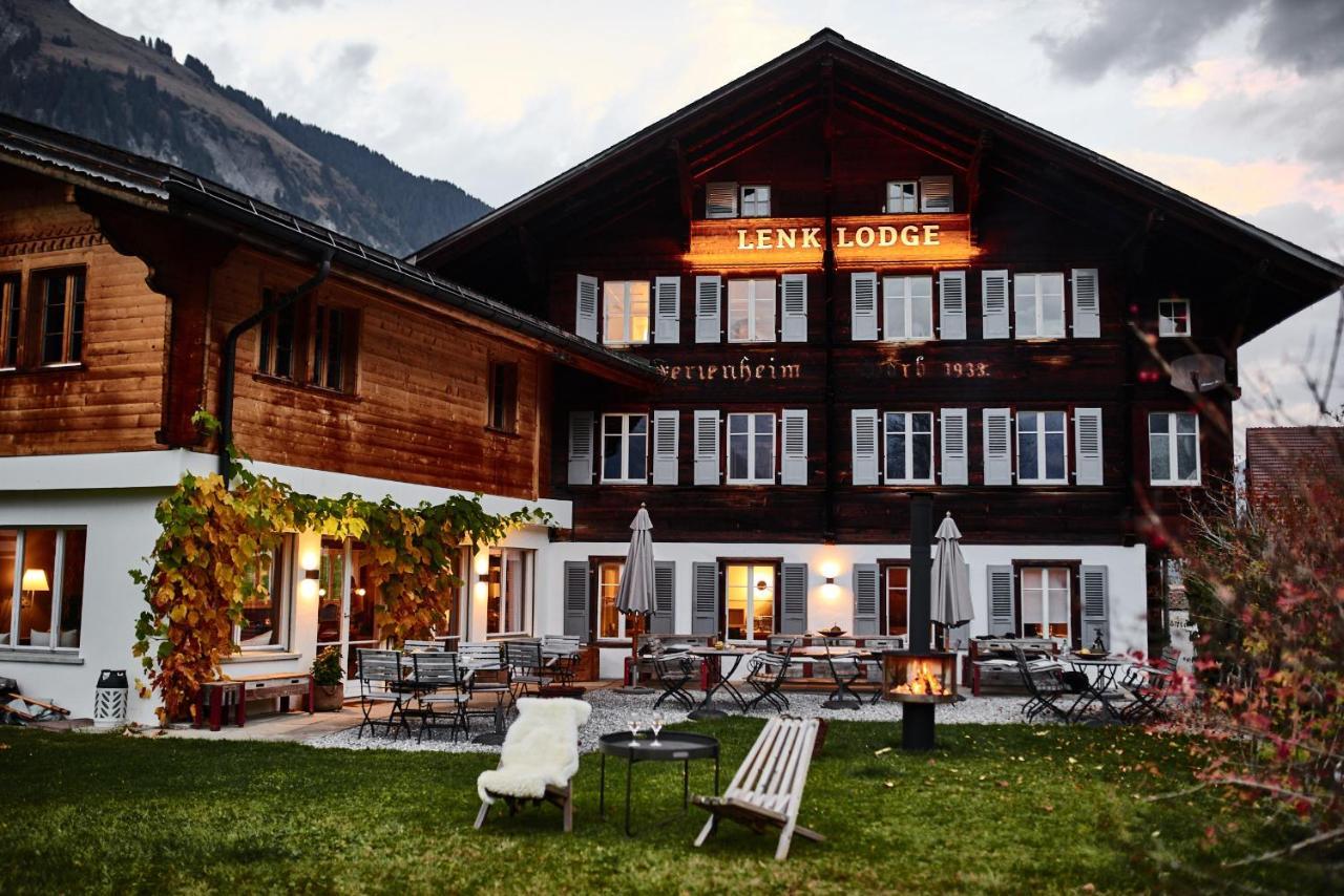 Lenk Lodge - Boutique & Design Hotel Und Apartements エクステリア 写真